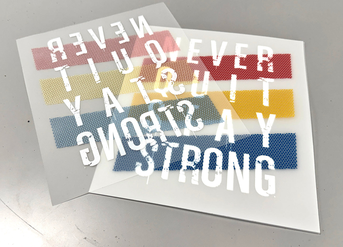 Gratis prøvepakke med DTF & UV Stickers