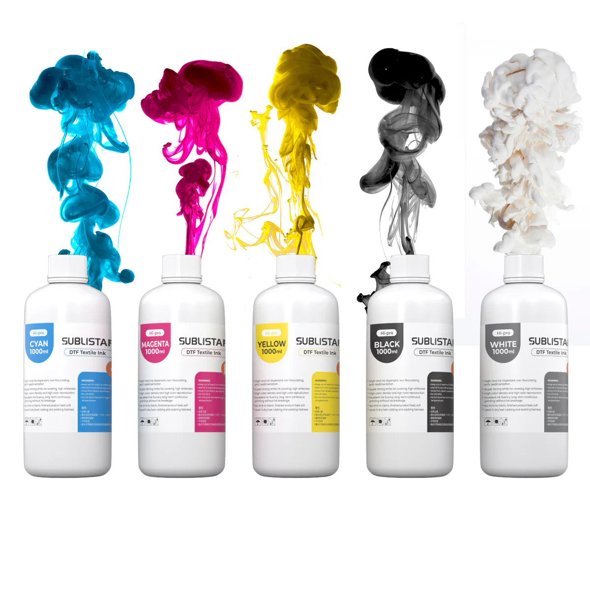 DTF Pro CMYK Blæk 1 Liter