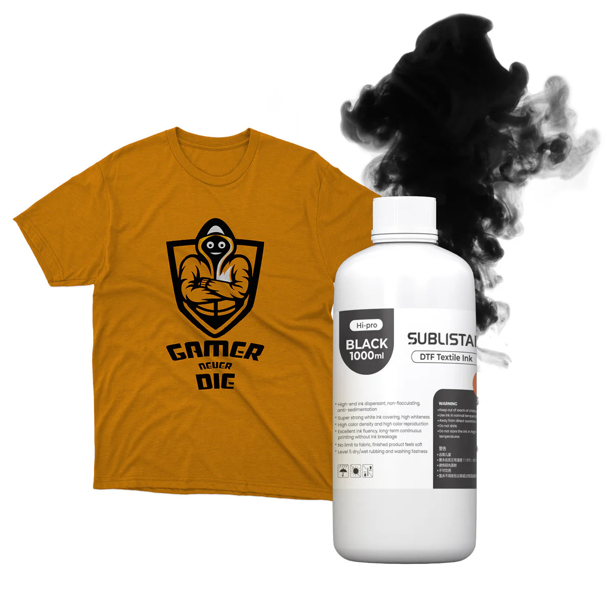 DTF Pro CMYK Ink 1 Liter