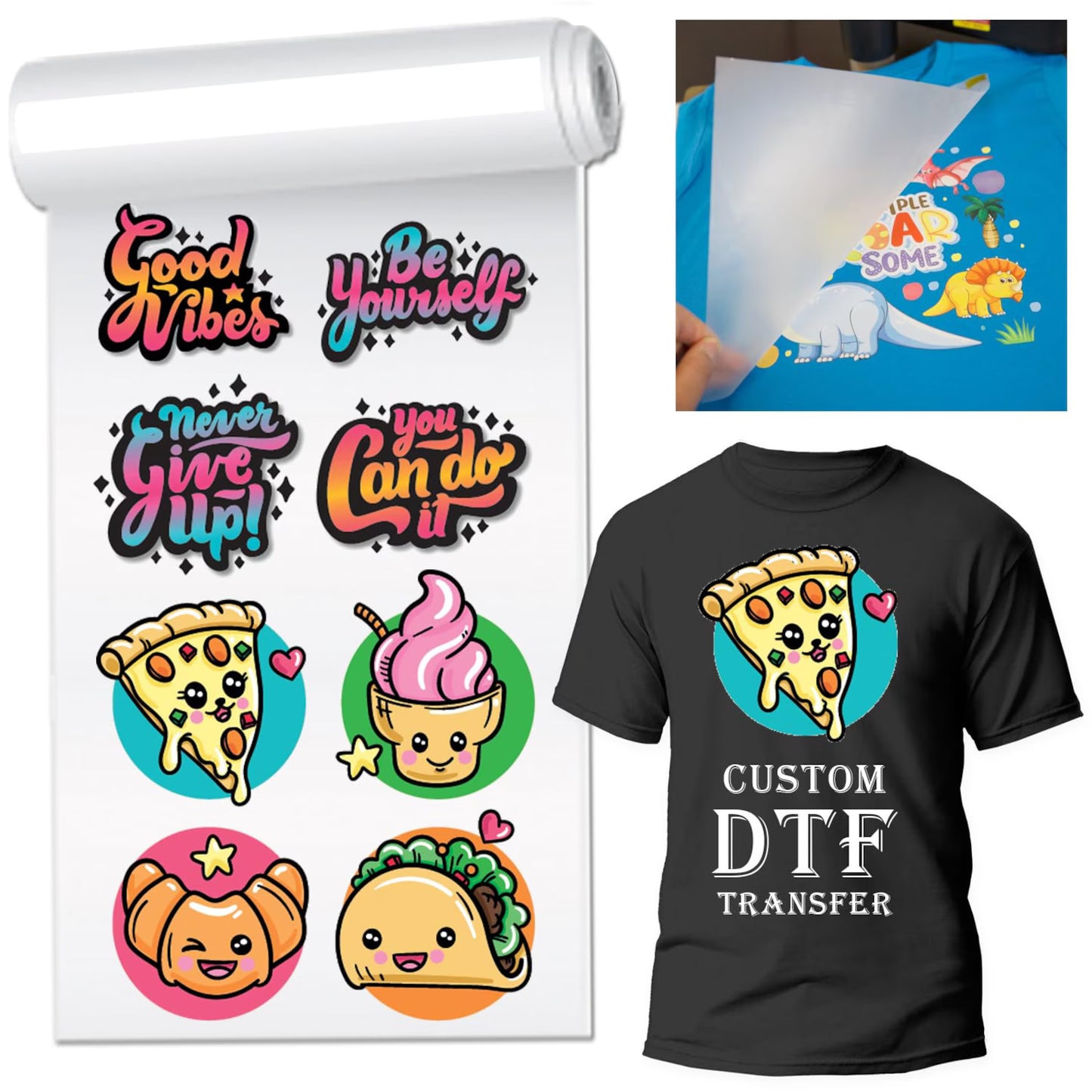 DTF - Bestil efter størrelse